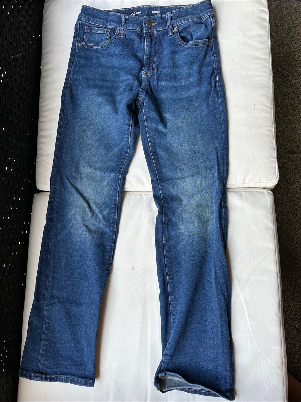 Old Navy Boys' Blue Straight-Leg Jeans